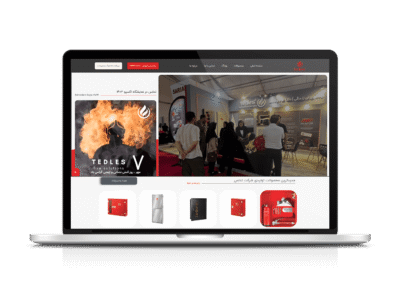 طراحی و سئو سایت آتش نشانی شفق