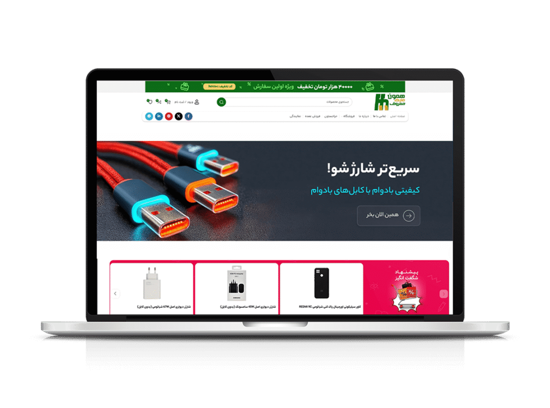 طراحی سایت همون مارک معروف